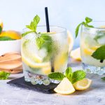 Sommerliches Kaltgetränk Limonade